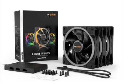 Вентилятор be quiet! LIGHT WINGS 120mm PWM Triple Pack BL076