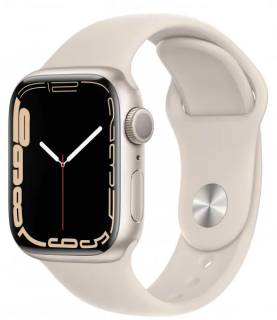Часы Apple Watch Series 7 41mm Starlight Aluminum Case