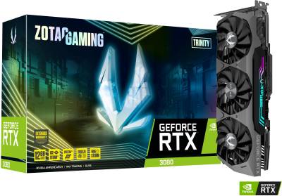 Видеокарта ZOTAC GAMING GeForce RTX 3080 Trinity LHR 12GB ZT-A30820D-10PLHR