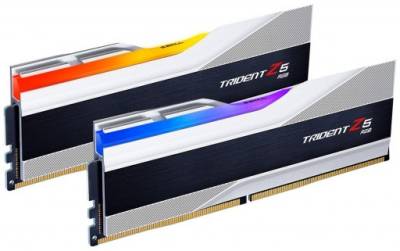 Память G.Skill Trident Z5 RGB Silver DDR5 32GB (2x16GB) 6000MHz CL36 Kit F5-6000J3636F16GX2-TZ5RS