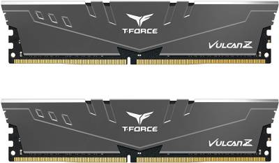 Оперативная память Team T-Force Vulcan Z Grey DDR4 16GB (2x8GB) 3200MHz CL16 Kit TLZGD416G3200HC16FDC01