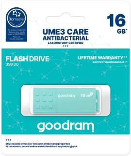 Флешка Goodram UME3 Care 16GB Green USB 3.0 UME3-0160CRR11