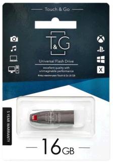 Флешка T&G 115 Stylish series 16GB Chrom USB 2.0 TG115-16G