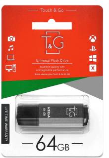 Флеш-память USB T&G 121 Vega Series 64GB Grey USB 2.0 TG121-64GBGY