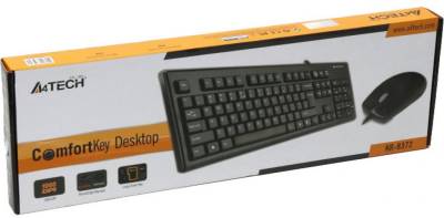 Комплект A4Tech KR-8372 USB Black KR-8372 Black