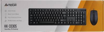 Комплект A4Tech KK-3330S USB Black KK-3330S Black