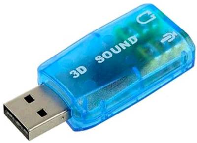 Аудиокарта Dynamode USB Sound card 5.1ch 3D RTL Blue 50471