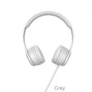 Наушники HOCO W21 Graceful Charm Wired Headphones Grey