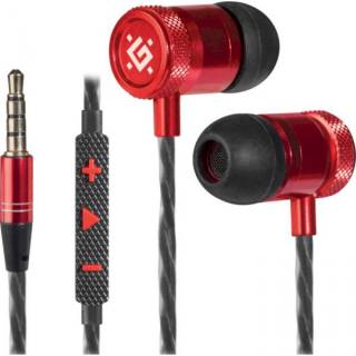 Наушники Defender Defender Pollaxe Black+Red