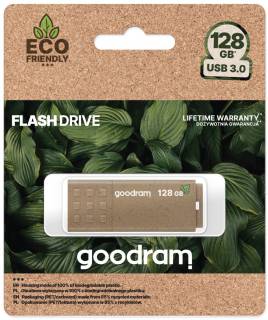 Флешка Goodram UME3 Eco Friendly 128GB Brown USB 3.0 UME3-1280EFR11