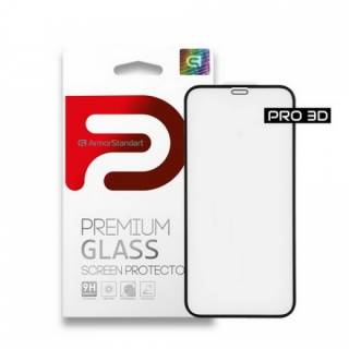 Пленка Armorstandart Pro для Apple iPhone 12 Pro Max Black, 0.33mm, 3D (ARM57356)
