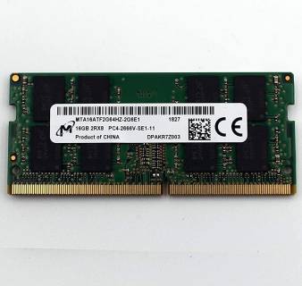 Память Micron So-Dimm DDR4 16GB 2666MHz CL19 MTA16ATF2G64HZ-2G6E1