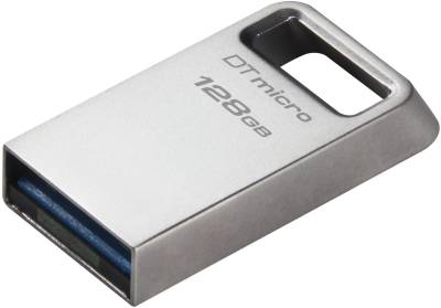 Флешка Kingston DataTraveler Micro 128GB Silver USB 3.2 DTMC3G2/128GB