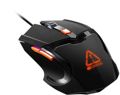 Мышка Canyon Vigil GM-02 Black/Orange USB CND-SGM02RGB