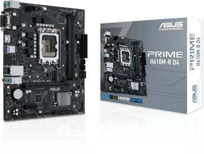 Материнская плата ASUS PRIME H610M-R D4-SI