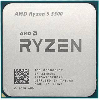 Процессор AMD Ryzen 5 5500 Tray 100-000000457