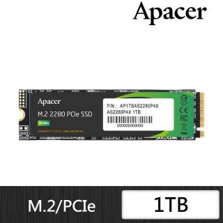 Накопитель Apacer AS2280P4X 1TB M.2 2280 NVMe PCIe Gen3 x4 TLC AP1TBAS2280P4X-1
