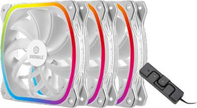 Вентилятор Enermax PC FAN model SQUA RGB WHITE 3x 120 mm (3 PACK) UCSQARGB12P-W-BP3