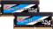 Миниатюра G.Skill So-Dimm Ripjaws DDR4 32GB (2x16GB) 3200Mhz CL22 Kit F4-3200C22D-32GRS, фото 1