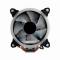 Миниатюра Gembird CPU cooling fan, 12 cm, 150 W, multicolor LED, 4 pin CPU-HURACAN-ARGB-X130, фото 2