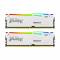 Миниатюра Kingston FURY Beast White RGB EXPO DDR5 64GB (2x32GB) 5600MHz CL36 Kit KF556C36BWEAK2-64, фото 1