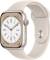 Миниатюра Apple Watch Series 8 GPS 45mm Starlight Aluminum Case with Starlight Sport Band MNP23, фото 1