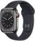 Миниатюра Apple Watch Series 8 GPS + Cellular 45mm Graphite S. Steel Case w. Midnight S. Band MNKU3, фото 1