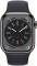 Миниатюра Apple Watch Series 8 GPS + Cellular 45mm Graphite S. Steel Case w. Midnight S. Band MNKU3, фото 2