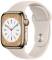 Миниатюра Apple Watch Series 8 GPS + Cellular 45mm Gold S. Steel Case w. Starlight S. Band MNKM3, фото 1