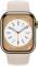 Миниатюра Apple Watch Series 8 GPS + Cellular 45mm Gold S. Steel Case w. Starlight S. Band MNKM3, фото 2