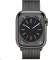 Миниатюра Apple Watch Series 8 GPS + Cellular 41mm Graphite S. Steel Case w. Milanese Loop Graphite MNJL3/MNJM3, фото 2