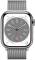 Миниатюра Apple Watch Series 8 GPS + Cellular 41mm Silver S. Steel Case w. Milanese Loop Silve MNJ73/MNJ83, фото 2