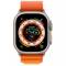 Миниатюра Apple atch Ultra GPS + Cellular 49mm Titanium Case with Black/Gray Trail Loop MQFW3/MQF43, фото 2
