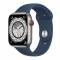 Миниатюра Apple Watch Series 7 45mm Silver Titanium Case w. Clover Sport Band (ML8W3 + MKUNA3), фото 1