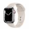 Миниатюра Apple Watch Series 7 GPS + Cellular 41mm Gold Stainless Steel Case with Dark Cherry Sport Band MKHY3, MKHG3, фото 1