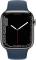 Миниатюра Apple Watch Series 7 GPS + Cellular 41mm Graphite Stainless Steel Case with Abyss Blue Solo Loop MKHJ3, фото 2
