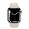 Миниатюра Apple Watch Series 7 GPS + Cellular 41mm Starlight Aluminum Case With Starlight Sport Band MKH83, фото 2