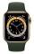 Миниатюра Apple Watch 6 4G 44mm Gold Stainless Steel Case w. Cyprus Green Sport B. M07N3/M09F3, фото 2