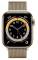 Миниатюра Apple Watch Series 6 GPS + Cellular 44mm Gold Stainless Steel Case w. Gold Milanese L. M07P3/M09G3, фото 2