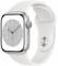 Миниатюра Apple Watch Series 8 GPS 41mm Silver Aluminum Case with White S. Band M/L MP6M3, фото 1