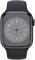 Миниатюра Apple Watch Series 8 GPS 41mm Midnight Aluminum Case with Midnight Sport Band - S/M MNU73, фото 2