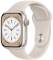 Миниатюра Apple Watch Series 8 GPS 41mm Starlight Aluminum Case with Starlight Sport Band M/L MNUF3, фото 1