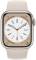 Миниатюра Apple Watch Series 8 GPS 41mm Starlight Aluminum Case with Starlight Sport Band M/L MNUF3, фото 2