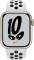 Миниатюра Apple Watch Nike Series 7 GPS 45mm Starlight Aluminum Case w. Pure Platinum/Black MKNA3, фото 2