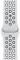 Миниатюра Apple Watch Nike Series 7 GPS 45mm Starlight Aluminum Case w. Pure Platinum/Black MKNA3, фото 3