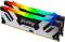Миниатюра Kingston Fury Renegade Silver/Black RGB XMP DDR5 32GB (2x16GB) 7200MHz CL38 Kit KF572C38RSAK2-32, фото 1