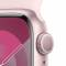 Миниатюра Apple Watch Series 9 GPS 41mm Pink Aluminum Case w. Light Pink S. Band - S/M MR933, фото 4