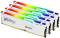 Миниатюра Kingston FURY Beast White RGB XMP DDR5 128GB (4x32GB) 5600MHz CL40 Kit KF556C40BWAK4-128, фото 1