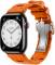Миниатюра Apple Watch Hermès Series 9 GPS + Cellular 45mm Space Black Stainless Steel Case with Orange Kilim Single Tour MRQQ3+MTJ03, фото 1