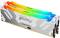Миниатюра Kingston FURY Renegade Silver/White RGB XMP DDR5 32GB (2x16GB) 7200MHz CL38 Kit KF572C38RWAK2-32, фото 1